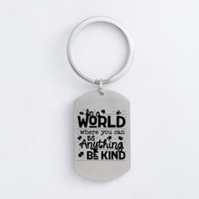 Load image into Gallery viewer, Autism Stainless Steel Keychain Jigsaw Puzzle Piece Autism Pendants Keyring DIY Jewelry Car Key Gift For Men Women