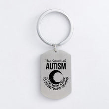 Load image into Gallery viewer, Autism Stainless Steel Keychain Jigsaw Puzzle Piece Autism Pendants Keyring DIY Jewelry Car Key Gift For Men Women