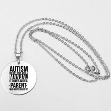 Load image into Gallery viewer, Fashion Stainless steel Necklace Fun Autism Awareness Ribbon Pendant Necklaces Jigsaw Puzzle Piece Children's Jewelry Gift