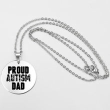 Load image into Gallery viewer, Fashion Stainless steel Necklace Fun Autism Awareness Ribbon Pendant Necklaces Jigsaw Puzzle Piece Children's Jewelry Gift