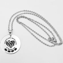 Load image into Gallery viewer, Fashion Stainless steel Necklace Fun Autism Awareness Ribbon Pendant Necklaces Jigsaw Puzzle Piece Children's Jewelry Gift