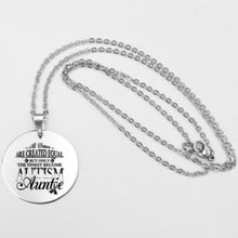 Load image into Gallery viewer, Fashion Stainless steel Necklace Fun Autism Awareness Ribbon Pendant Necklaces Jigsaw Puzzle Piece Children's Jewelry Gift