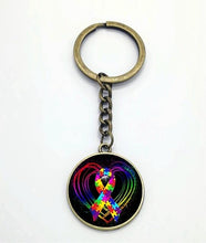 Load image into Gallery viewer, 2020 New Charm Fashion Popular Autism Awareness Heart High Quality Keychain